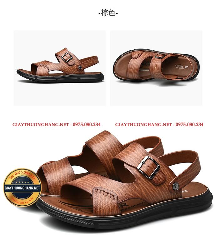 Dép Sandal Nam Camel Active 2021 Màu Đen Và Nâu cho nam được nhập khẩu chính hãng, hội tụ đầy đủ tính năng tiên tiến nhất Chất liệu: da bò thật/ da dê/ da PU đạt quy chuẩn của nhà sản xuất. Xuất xứ: Dép sandal nam Camel Active được nhập khẩu trực tiếp nguyên hộp, nguyên seal từ HongKong, phân phối sỉ lẻ trên toàn quốc Sản phẩm có đầy đủ các size từ 38-44, thời gian nhập khẩu thường từ 5-7 ngày. Ưu điểm nổi bật: nhẹ, mềm, RẤT êm chân, phù hợp với mọi độ tuổi _ _ _ _ _ _ _ _ _ _ _ _ _ _ _ _ _ _ _ _ _ _ _ _ _ _ _ _ _ _ _ _ Cam kết của shop Tất cả sản phẩm đều có form chuẩn, từng chi tiết rất đều và đẹp, sản phẩm trong ảnh như bên ngoài thực... Giao miễn phí tận nơi đúng mẫu, đúng size, đúng chất lượng ... Quyền lợi của khách hàng khi mua dép sandal nam của chúng tôi: Được đổi/ trả trong 7 ngày nếu có bất kỳ lỗi nào của nhà sản xuất ( giữ nguyên hộp và giữ mới sản phẩm) Được giảm giá khi mua từ 2 sản phẩm hoặc mua từ lần 2 Khách hàng luôn nhận được sự kính trọng từ các chuyên viên tư vấn nhiệt huyết, dạn dày kinh nghiệm của chúng tôi ... Kính chúc Quý khách lựa chọn được những sản phẩm ưng ý nhất! --------------- Thông tin về chúng tôi ------------------ Website: Giaythuonghang.net Hotline: 0975.080.234 ( có Zalo). Fanpage: facebook.com/giaythuonghang.net Kho hàng: Kiến An, Hải Phòng, VPĐD: 72D Trần Đăng Ninh, Cầu Giấy, Hà nội _ _ _ _ _ _ _ _ _ _ _ _ _ _ _ _ _ _ _ _ _ _ _ _ _ _ _ _ _ _ _ _ Giaythuonghang.net: Uy tín - Chất lượng - Đảm bảo Dép Sandal Nam Camel Active 2021 Màu Đen Và Nâu, Mã BC21885 Dép Sandal Nam Camel Active 2021 Màu Đen Và Nâu cho nam được nhập khẩu chính hãng, hội tụ đầy đủ tính năng tiên tiến nhất Chất liệu: da bò thật/ da dê/ da PU đạt quy chuẩn của nhà sản xuất. Xuất xứ: Dép sandal nam Camel Active được nhập khẩu trực tiếp nguyên hộp, nguyên seal từ HongKong, phân phối sỉ lẻ trên toàn quốc Sản phẩm có đầy đủ các size từ 38-44, thời gian nhập khẩu thường từ 5-7 ngày. Ưu điểm nổi bật: nhẹ, mềm, RẤT êm chân, phù hợp với mọi độ tuổi _ _ _ _ _ _ _ _ _ _ _ _ _ _ _ _ _ _ _ _ _ _ _ _ _ _ _ _ _ _ _ _ Cam kết của shop Tất cả sản phẩm đều có form chuẩn, từng chi tiết rất đều và đẹp, sản phẩm trong ảnh như bên ngoài thực... Giao miễn phí tận nơi đúng mẫu, đúng size, đúng chất lượng ... Quyền lợi của khách hàng khi mua dép sandal nam của chúng tôi: Được đổi/ trả trong 7 ngày nếu có bất kỳ lỗi nào của nhà sản xuất ( giữ nguyên hộp và giữ mới sản phẩm) Được giảm giá khi mua từ 2 sản phẩm hoặc mua từ lần 2 Khách hàng luôn nhận được sự kính trọng từ các chuyên viên tư vấn nhiệt huyết, dạn dày kinh nghiệm của chúng tôi ... Kính chúc Quý khách lựa chọn được những sản phẩm ưng ý nhất! --------------- Thông tin về chúng tôi ------------------ Website: Giaythuonghang.net Hotline: 0975.080.234 ( có Zalo). Fanpage: facebook.com/giaythuonghang.net Kho hàng: Kiến An, Hải Phòng, VPĐD: 72D Trần Đăng Ninh, Cầu Giấy, Hà nội _ _ _ _ _ _ _ _ _ _ _ _ _ _ _ _ _ _ _ _ _ _ _ _ _ _ _ _ _ _ _ _ Giaythuonghang.net: Uy tín - Chất lượng - Đảm bảo Dép Sandal Nam Camel Active 2021 Màu Đen Và Nâu, Mã BC21885