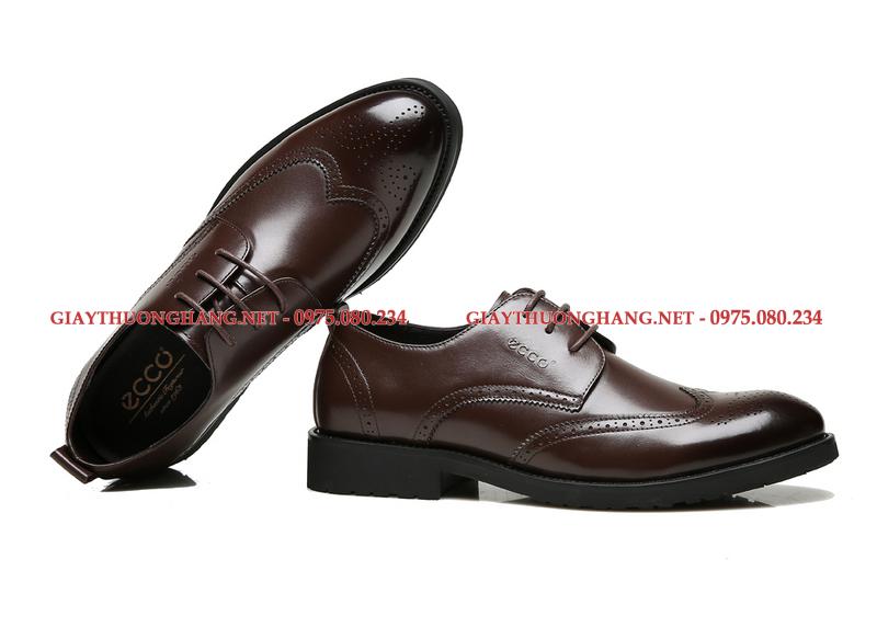 Giày tây ecco phong cách lịch lãm Giày tây ECCO màu nâu, phong cách lịch lãm, công sở, Mã BC670256