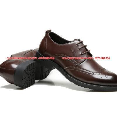 Giày tây ECCO màu nâu, phong cách lịch lãm, công sở, Mã BC670256