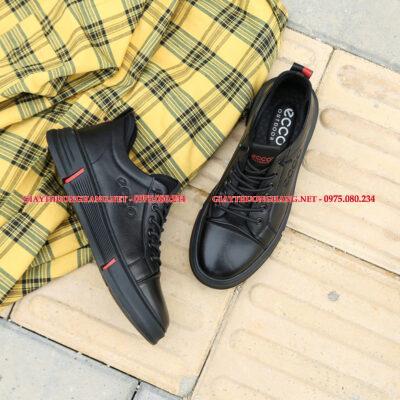Giày da nam full đen chính hãng ECCO năm 2021, Mã BC880907