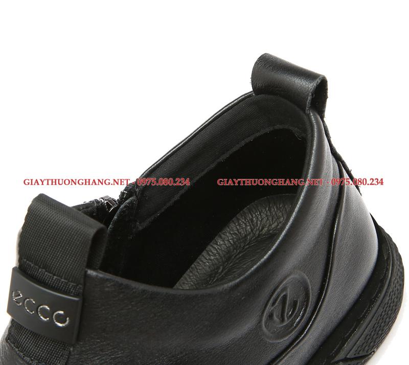 giày da nam không dây hãng ecco (4) Giày tây không dây, giày lười ecco da bò, Mã BC830587