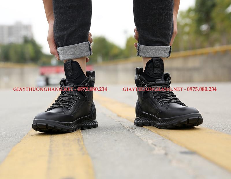 giày da nam phong cách teen (4) Giày dây thời trang ECCO chất da, mã BC832304