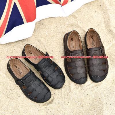 Dép rọ nam da bò, hãng Camel Active 2021, BC19307B