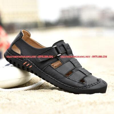 Dép rọ nam da bò, hãng Camel Active 2021, BC19307