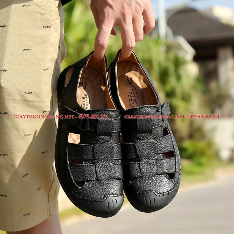 Dép rọ nam da bò, hãng Camel Active 2021, BC19307 Dép rọ nam da bò, hãng Camel Active 2021, BC19307