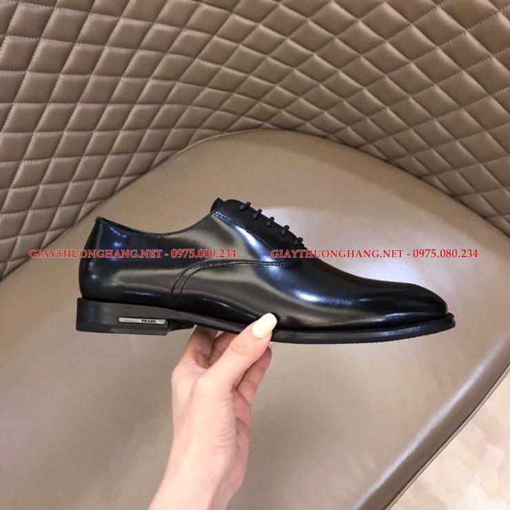 Giày tây hãng Prada da bóng hàng nhập full box
