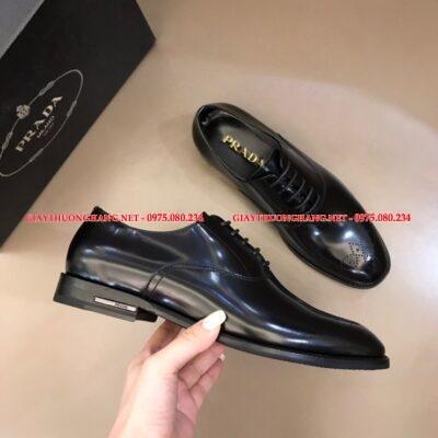 Giày tây hãng Prada da bóng hàng nhập full box