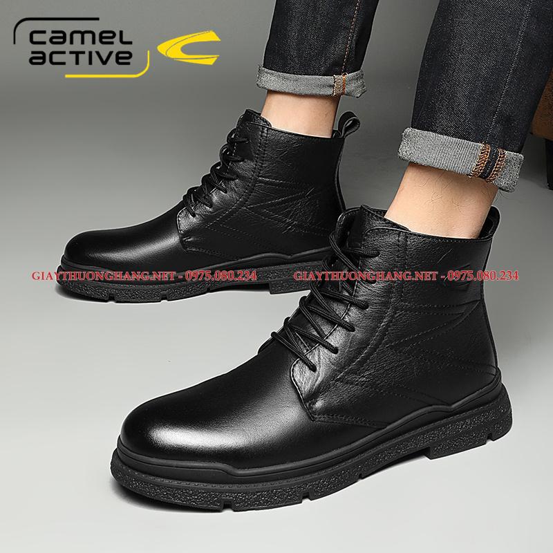 Giày bốt nam da bò hãng Camel Active