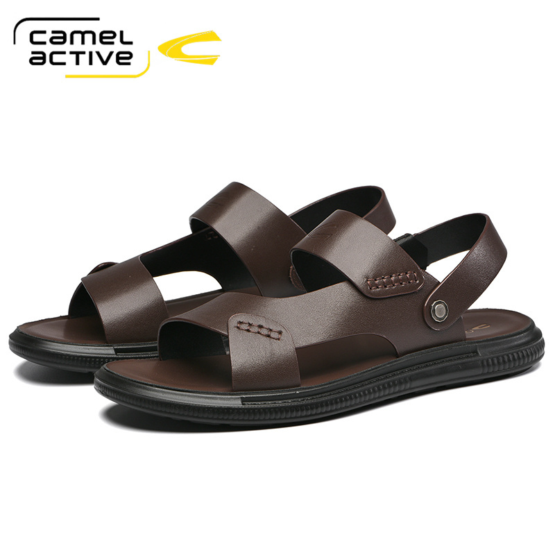 Dép sandal da trơn Camel Active 2022, mã BC22123952