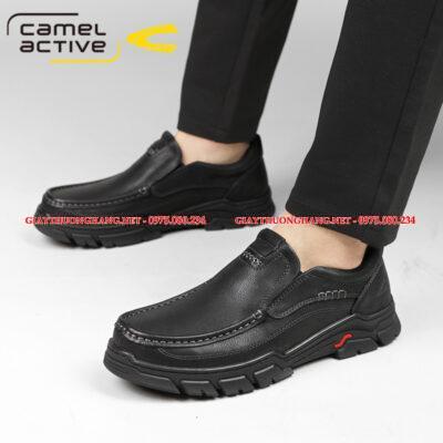 Giày mọi công sở 2022 Camel Active nâu và đen Mã BC22123053