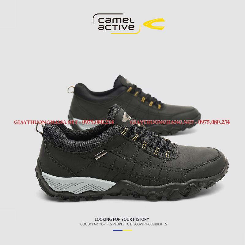 Giày Camel Sport 2023 màu nâu và đen, mã BC22123057 Giày Camel Sport 2023 màu nâu và đen, mã BC22123057