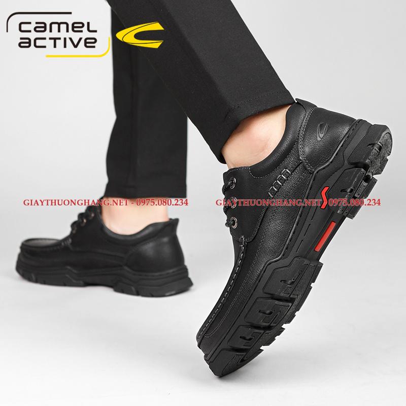 Giày buộc dây xịn cho công sở 2022 Camel Active màu đen Mã BC22123053A Giày buộc dây xịn cho công sở 2022 Camel Active màu đen Mã BC22123053A