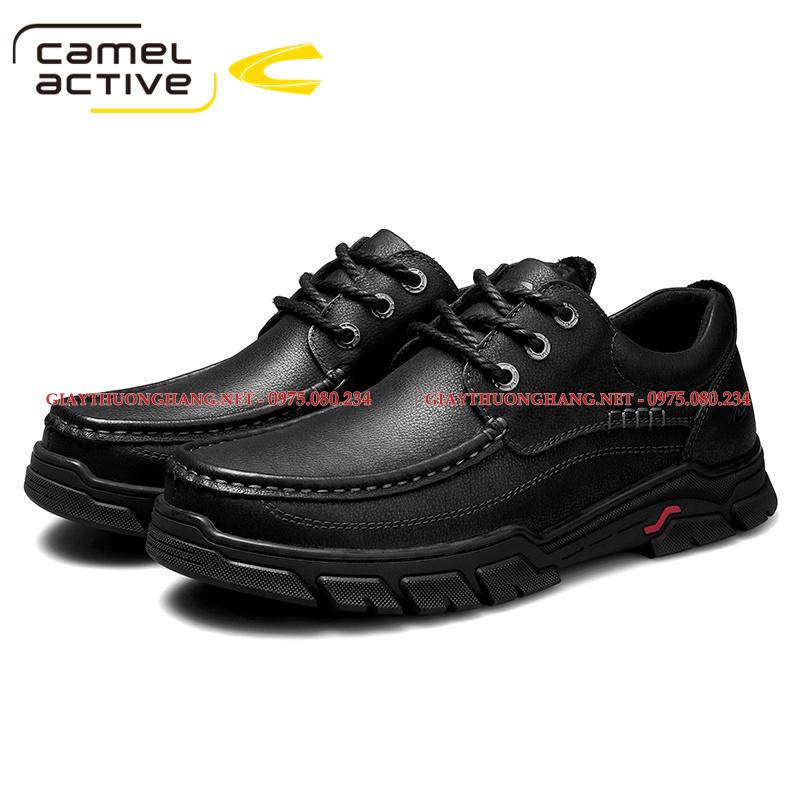 Giày buộc dây xịn cho công sở 2022 Camel Active màu đen Mã BC22123053A Giày buộc dây xịn cho công sở 2022 Camel Active màu đen Mã BC22123053A