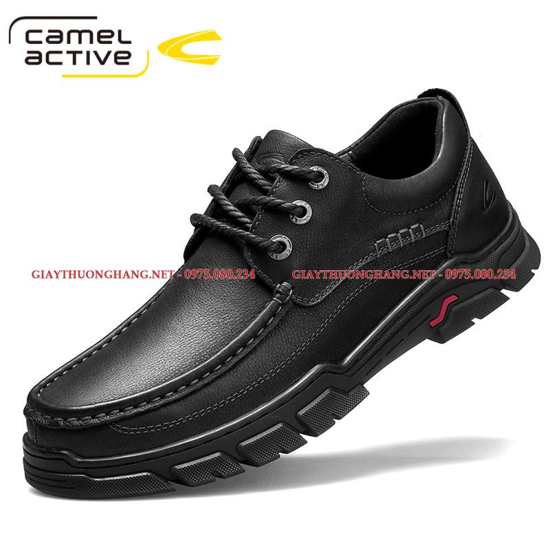 Giày buộc dây xịn cho công sở 2022 Camel Active màu đen Mã BC22123053A Giày buộc dây xịn cho công sở 2022 Camel Active màu đen Mã BC22123053A