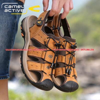 Dép rọ nam 2023 màu nâu hãng Camel Active, mã BC22162