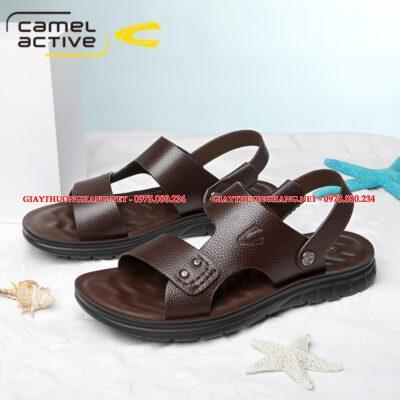 Xăng đan nam 2023 bằng da của Camel, mã BC22108