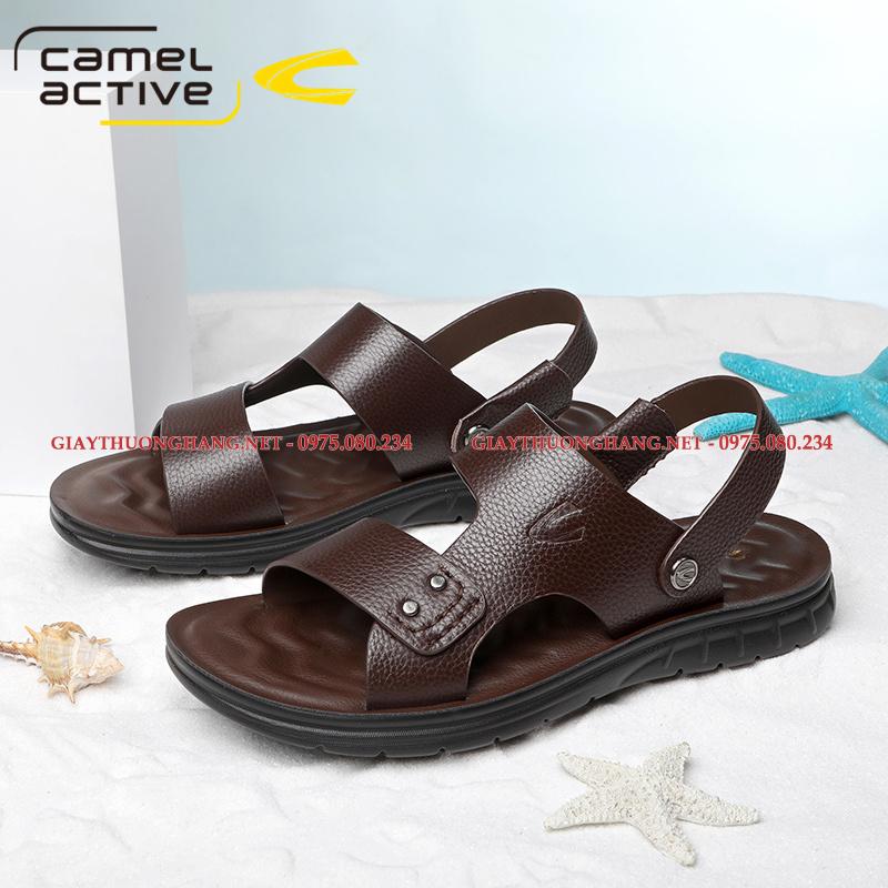 Xăng đan nam 2023 bằng da của Camel, mã BC22108 Xăng đan nam 2023 bằng da của Camel, mã BC22108