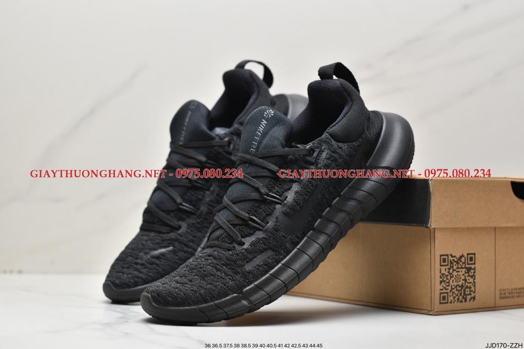 Giày Nike Free Run Flyknit màu đen cho nam và nữ BK580323 Giày Nike Free Run Flyknit màu đen cho nam và nữ BK580323