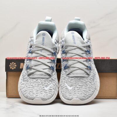 Giày Nike Free Run Flyknit màu ghi cho nam và nữ BK580324