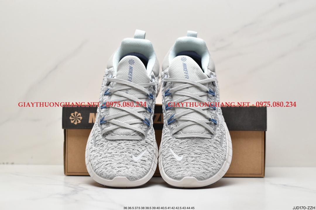 Giày Nike Free Run Flyknit màu ghi cho nam và nữ BK580324 Giày Nike Free Run Flyknit màu ghi cho nam và nữ BK580324