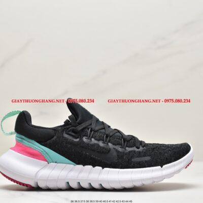 Giày Nike Free RN Flyknit màu đen cho nam và nữ BK580327