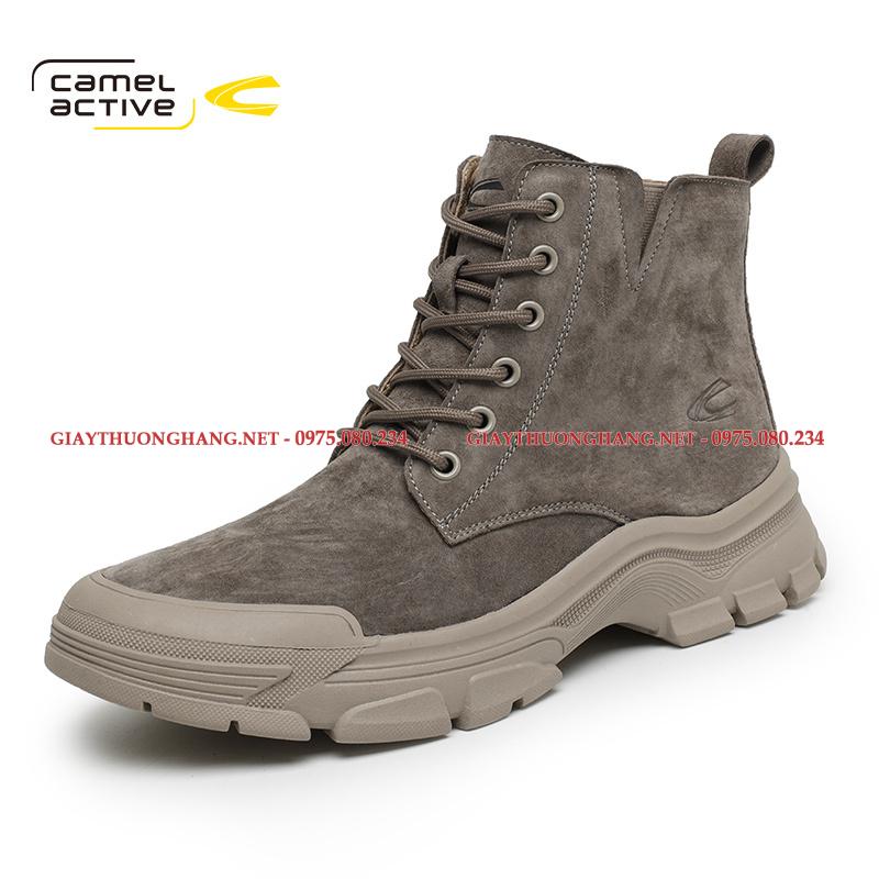 Boot nam cổ thấp 2024 da lộn, mã BC120188 Boot nam cổ thấp 2024 da lộn, mã BC120188