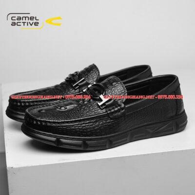 Giày lười vân cá sấu Camel Active BC120201