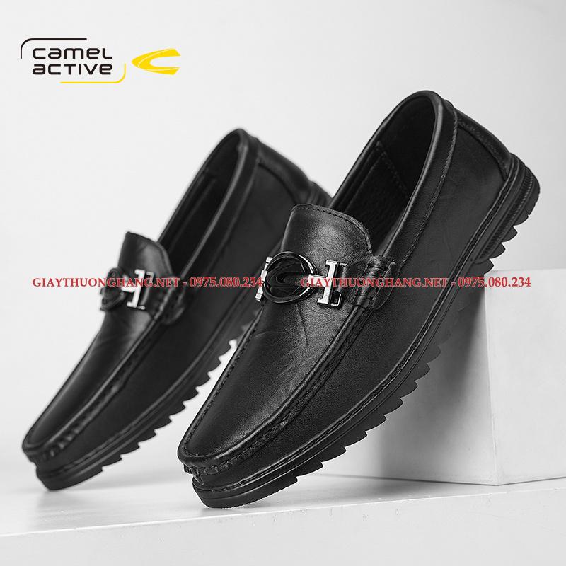 Giày lười logo hợp kim hãng Camel Active BC120200 Giày lười logo hợp kim hãng Camel Active BC120200