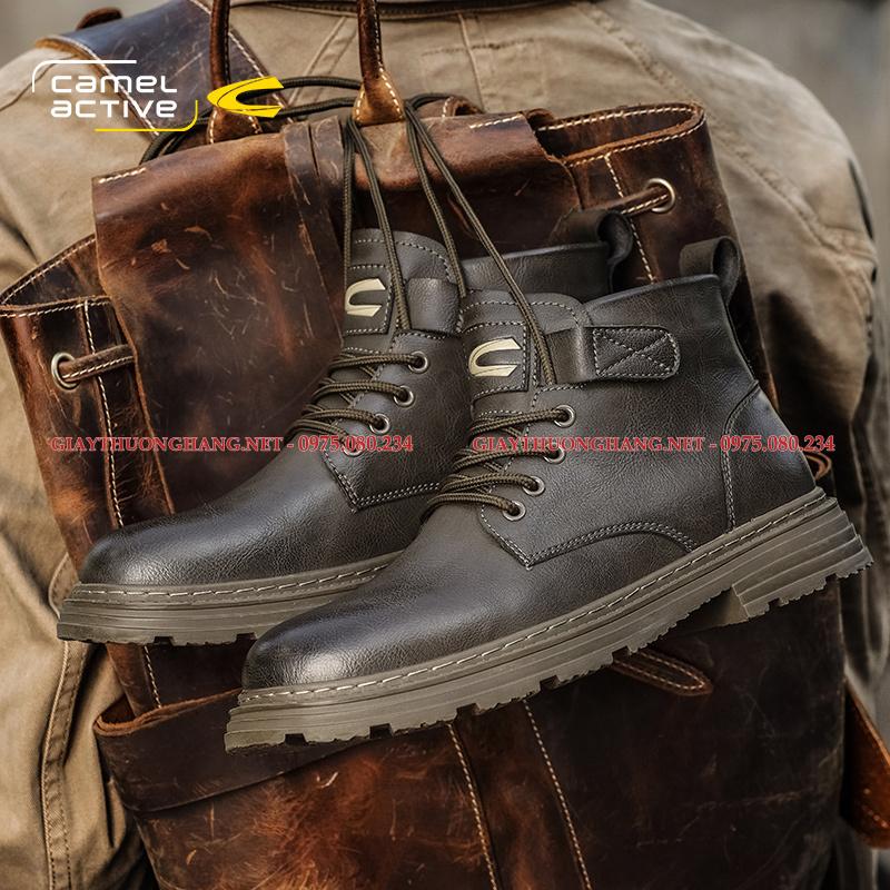 Bốt nam da bò 2023 Camel Active chính hãng, BC120165
