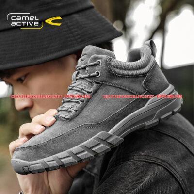 Giày da lộn 2023 cho nam hãng Camel Active, mã BC120190