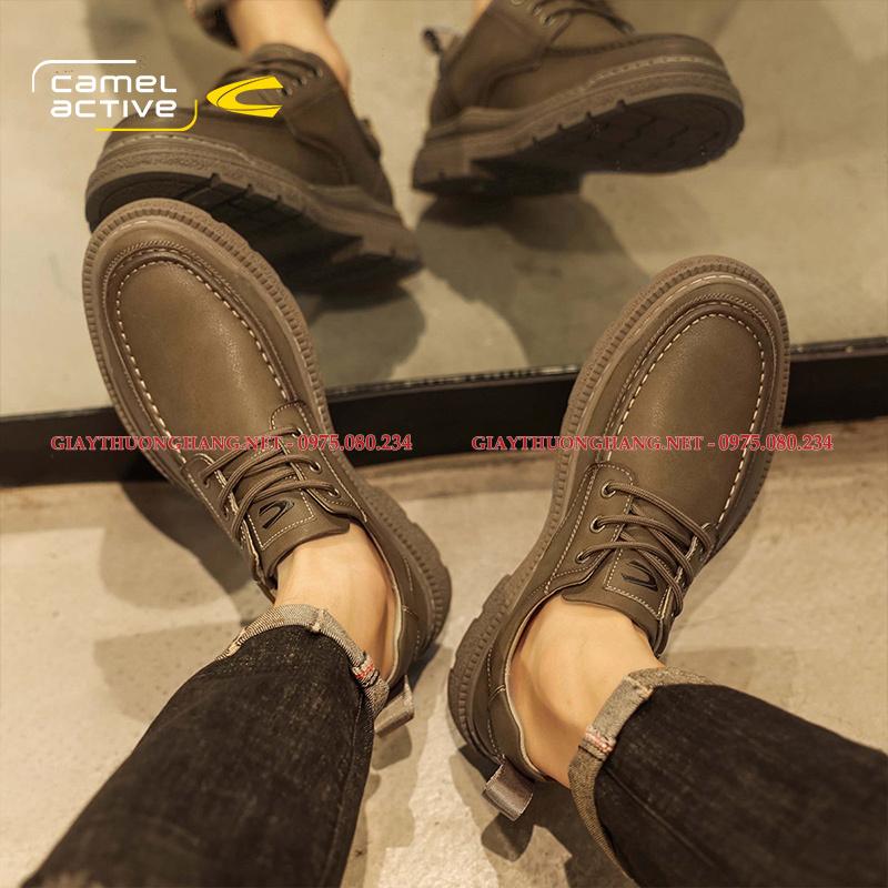Giày da lì Camel Active 2023 chính hãng, BC120162 Giày da lì Camel Active 2023 chính hãng, BC120162