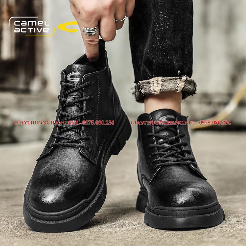 Giày boot nam Hàn Quốc năm 2024 chính hãng BC120182