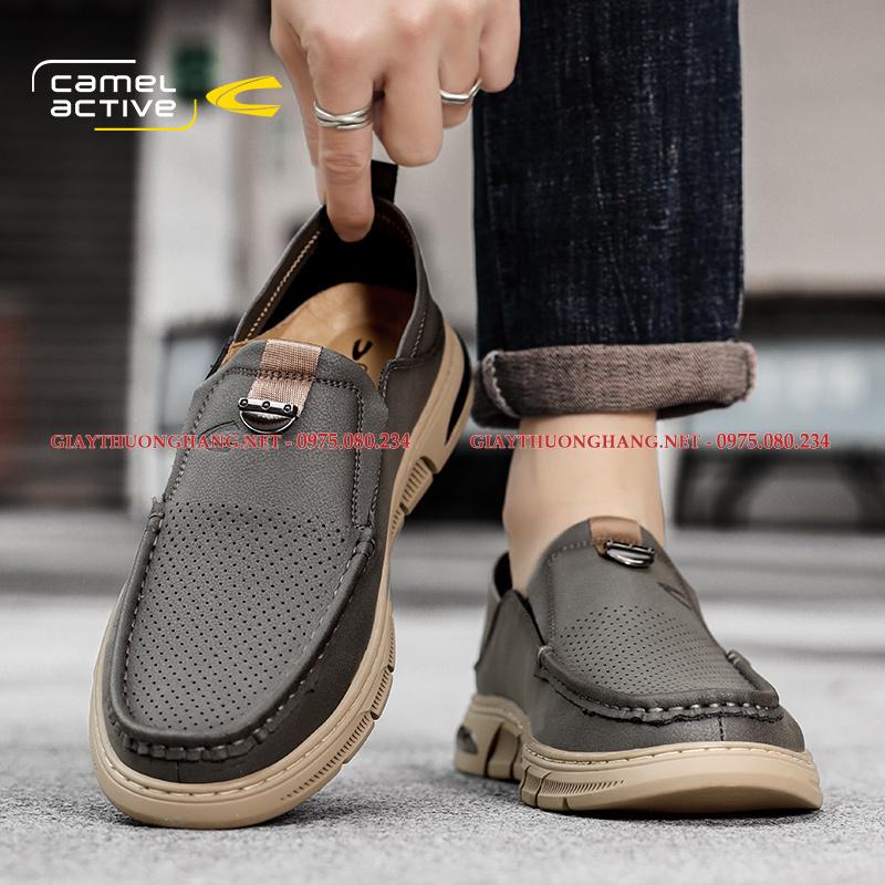 Giày mọi mũi vuông thoáng chân hãng Camel Active mã BC120116 Giày mọi mũi vuông thoáng chân hãng Camel Active mã BC120116