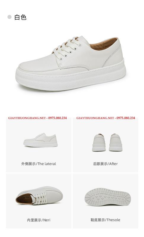 Giày da đế cao hãng Camel Active cho nam, mã BC120146