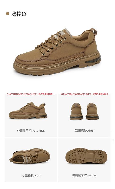 Giày lạc đà 2023 cho nam hãng Camel, mã BC120151 Giày lạc đà 2023 cho nam hãng Camel, mã BC120151