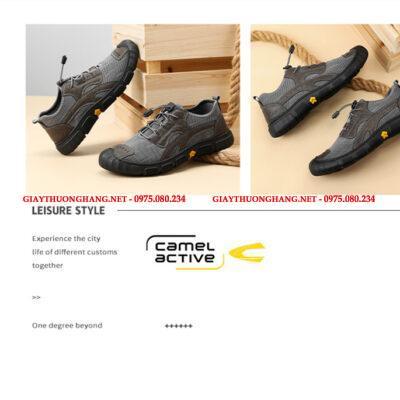 Giày da mềm 2023 cho nam hãng Camel mã DWL7017