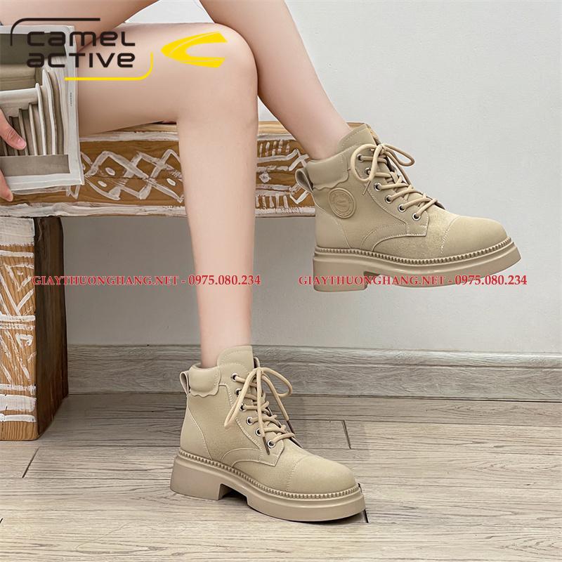 Giày nữ đế cao 2024 chính hãng Camel Active mã DWL341018007 Giày nữ đế cao 2024 chính hãng Camel Active mã DWL341018007