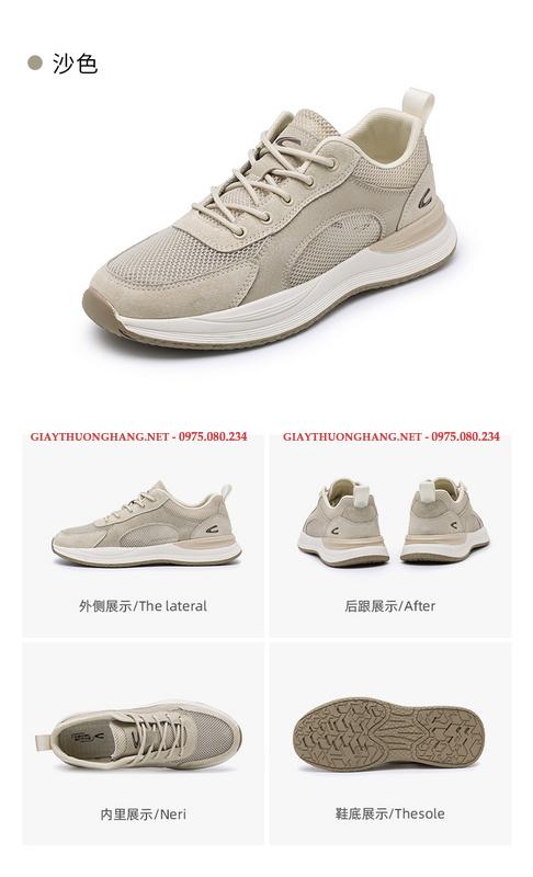 Giày da lưới 2024 cho nam, thương hiệu Camel Active BC120035 Giày da lưới 2024 cho nam, thương hiệu Camel Active BC120035