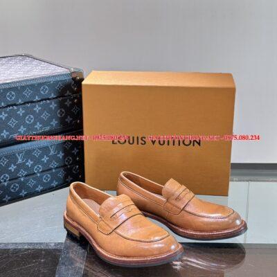 Giày lười đế cao Louis Vuitton 2024 cao cấp, mã BC230