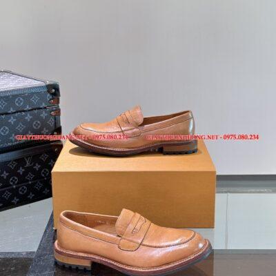 Giày lười đế cao Louis Vuitton 2024 cao cấp, mã BC230