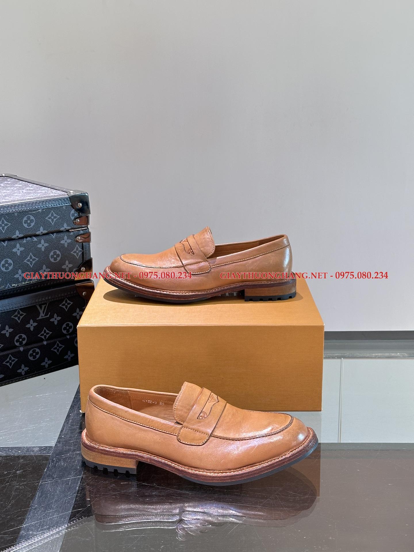 Giày lười đế cao Louis Vuitton 2024 cao cấp, mã BC230 Giày lười đế cao Louis Vuitton 2024 cao cấp, mã BC230
