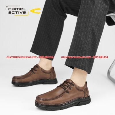 Giày Âu buộc dây 2025 dáng công sở, hiệu Camel Active mã D028A
