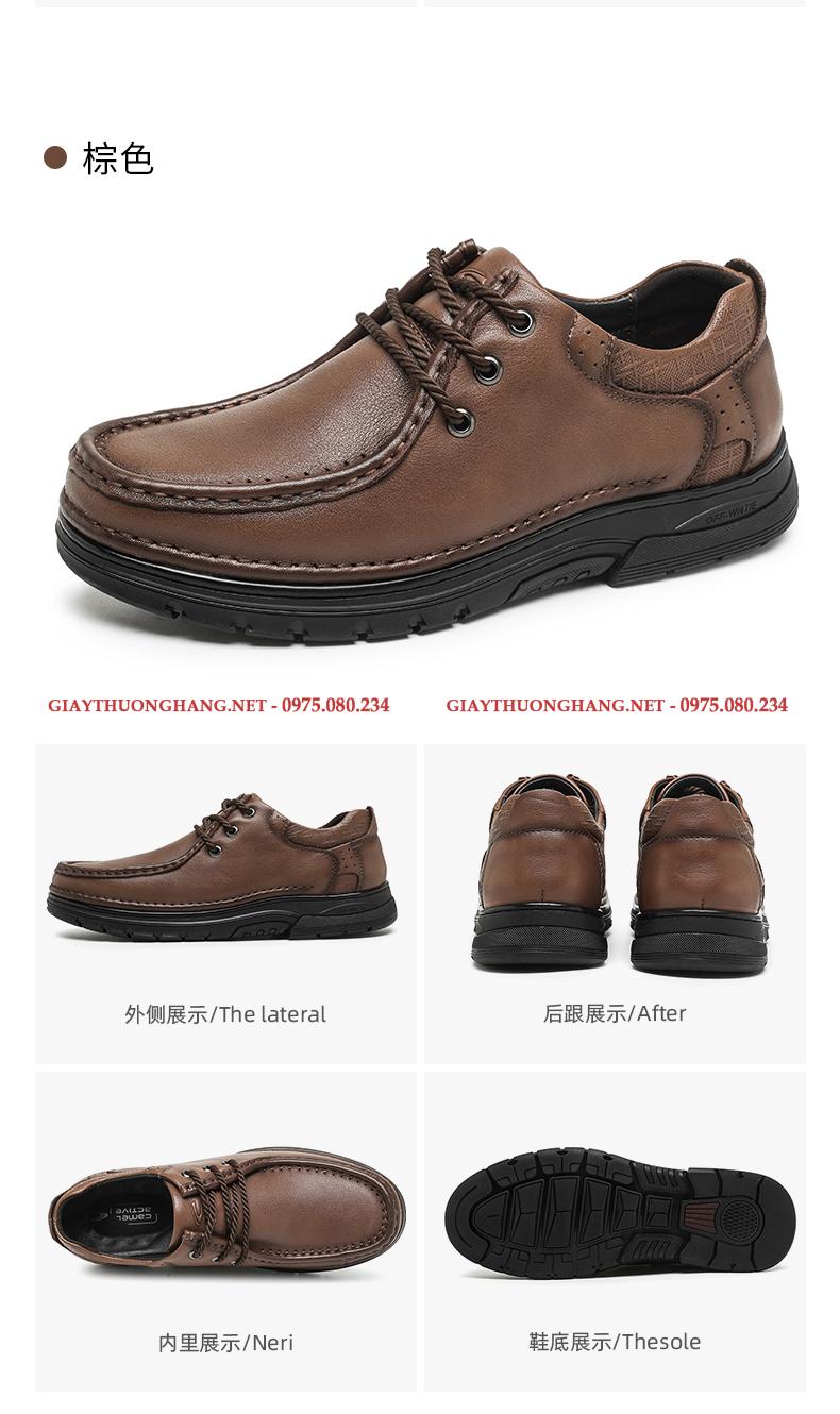 Giày Âu buộc dây 2025 dáng công sở, hiệu Camel Active mã D028A Giày Âu buộc dây 2025 dáng công sở, hiệu Camel Active mã D028A