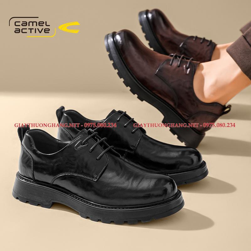 Giày tây nâu 2024 chính hiệu Camel Active mã số D012A