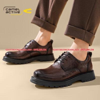 Giày tây nâu 2024 chính hiệu Camel Active mã số D012A