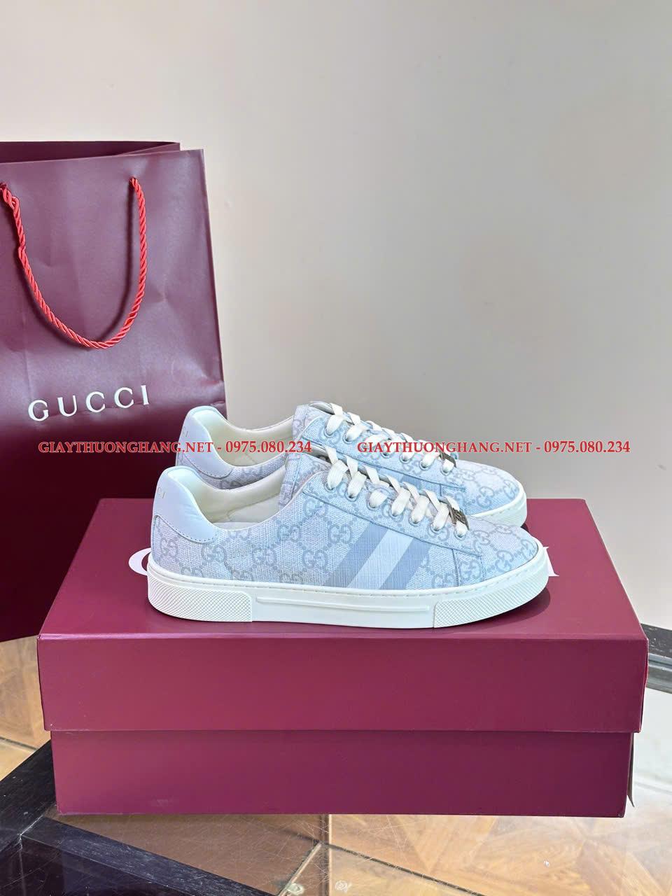Giày Gucci nữ đế vuông 2025 cao cấp mã BC234 Giày Gucci nữ đế vuông 2025 cao cấp mã BC234