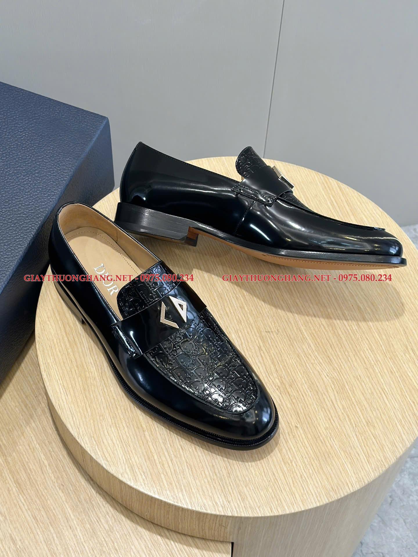 Giày lười Dior 2025 đế vuông lịch lãm, Mã BC242 Giày lười Dior 2025 đế vuông lịch lãm, Mã BC242
