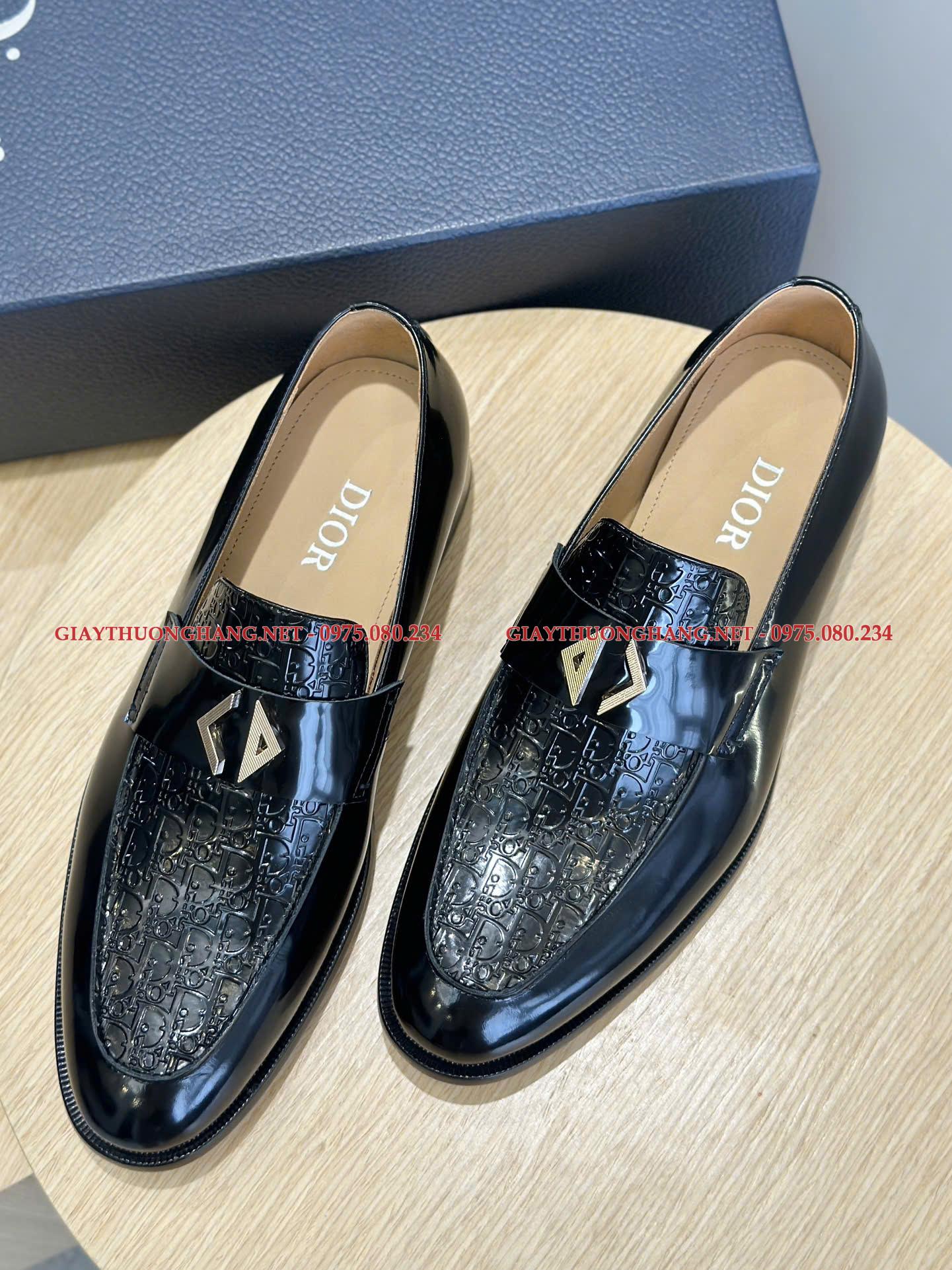 Giày lười Dior 2025 đế vuông lịch lãm, Mã BC242 Giày lười Dior 2025 đế vuông lịch lãm, Mã BC242