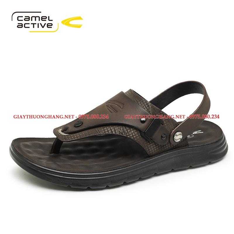 Dép xỏ ngón 2025 nâu và đen nhập khẩu, hãng Camel Active D204 Dép xỏ ngón 2025 nâu và đen nhập khẩu, hãng Camel Active D204