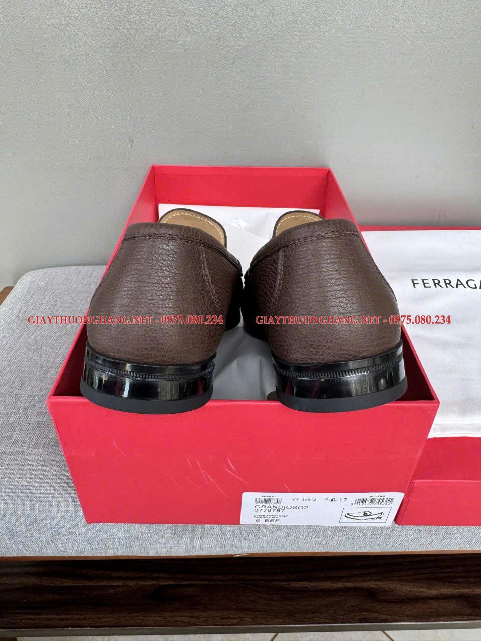 Giày da Salvatore Ferragamo lịch thiệp 2025 Mã BC255 Giày da Salvatore Ferragamo lịch thiệp 2025 Mã BC255